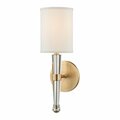 Hudson Valley Volta 1 Light Wall Sconce 4110-AGB